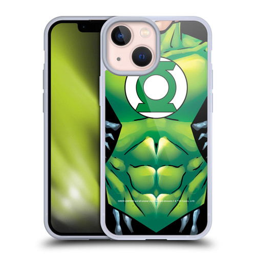 Green Lantern DC Comics Logos Uniform Soft Gel Case for Apple iPhone 13 Mini
