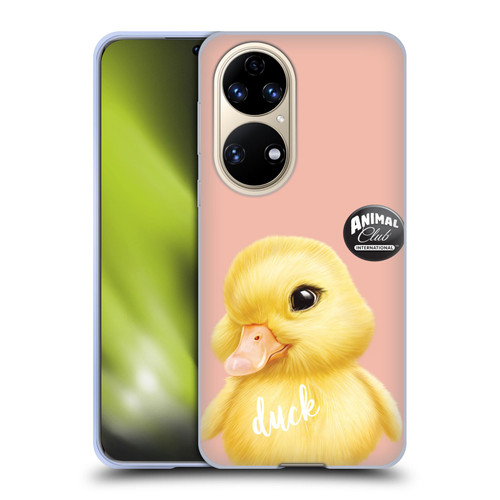 Animal Club International Faces Duck Soft Gel Case for Huawei P50