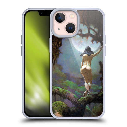 Frank Frazetta Fantasy Moons Rapture Soft Gel Case for Apple iPhone 13 Mini