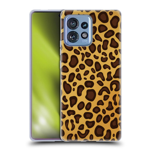 Haroulita Animal Prints Leopard Soft Gel Case for Motorola Moto Edge 40 Pro