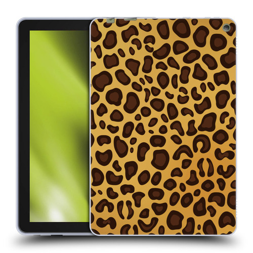 Haroulita Animal Prints Leopard Soft Gel Case for Amazon Fire HD 10 / Plus 2021