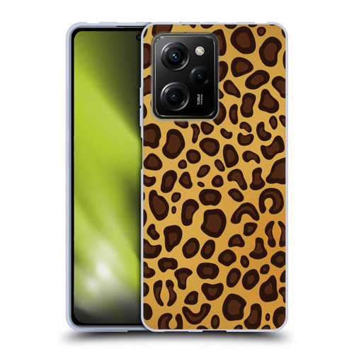 Haroulita Animal Prints Leopard Soft Gel Case for Xiaomi Redmi Note 12 Pro 5G