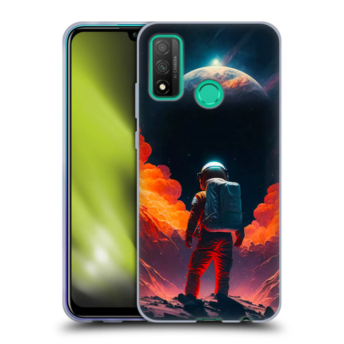Haroulita Astronaut Galaxy Space Soft Gel Case for Huawei P Smart (2020)