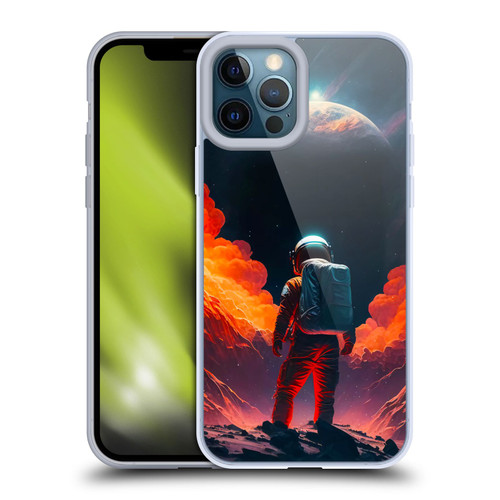 Haroulita Astronaut Galaxy Space Soft Gel Case for Apple iPhone 12 Pro Max