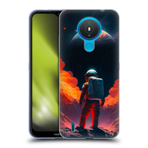 Haroulita Astronaut Galaxy Space Soft Gel Case for Nokia 1.4