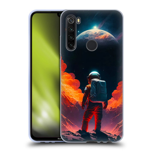 Haroulita Astronaut Galaxy Space Soft Gel Case for Xiaomi Redmi Note 8T