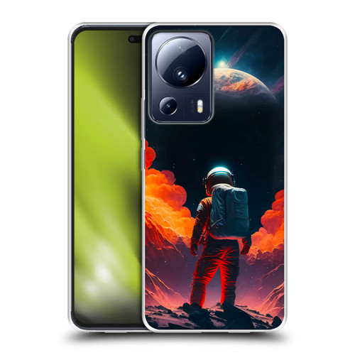 Haroulita Astronaut Galaxy Space Soft Gel Case for Xiaomi 13 Lite 5G