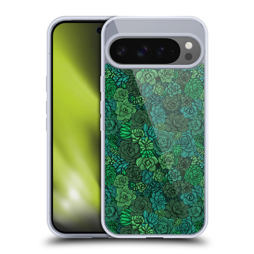 Katerina Kirilova Art Succulent Garden Soft Gel Case for Google Pixel 9 Pro XL