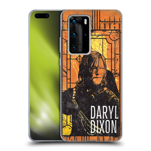 The Walking Dead: Daryl Dixon Graphics Character Art Soft Gel Case for Huawei P40 Pro / P40 Pro Plus 5G