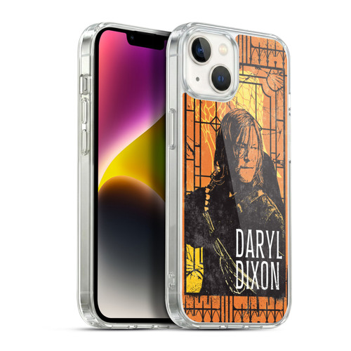 The Walking Dead: Daryl Dixon Graphics Character Art Soft Gel Case for Apple iPhone 14 Plus & MagSafe