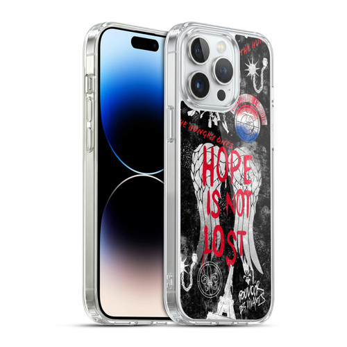 The Walking Dead: Daryl Dixon Graphics Hope Is Not Lost Soft Gel Case for Apple iPhone 14 Pro Max & MagSafe