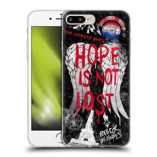 The Walking Dead: Daryl Dixon Graphics Hope Is Not Lost Soft Gel Case for Apple iPhone 7 Plus / iPhone 8 Plus