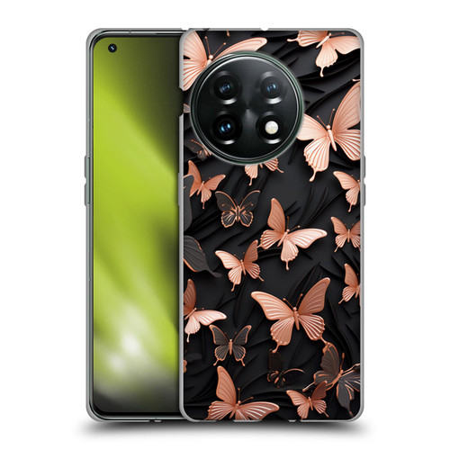 Haroulita Fancy Pattern Butterfly Soft Gel Case for OnePlus 11 5G