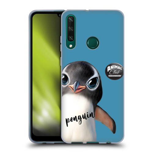 Animal Club International Faces Penguin Soft Gel Case for Huawei Y6p