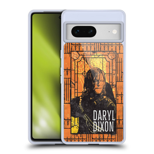 The Walking Dead: Daryl Dixon Graphics Character Art Soft Gel Case for Google Pixel 7
