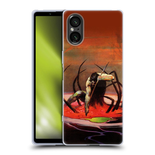 Frank Frazetta Fantasy The Spider King Soft Gel Case for Sony Xperia 5 V 5G