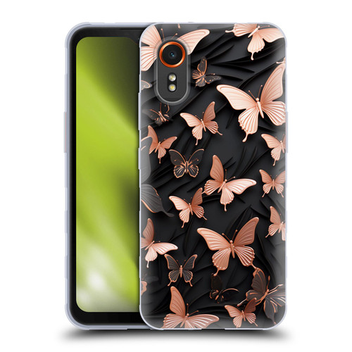 Haroulita Fancy Pattern Butterfly Soft Gel Case for Samsung Galaxy Xcover7 5G