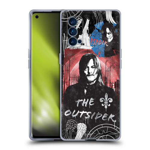 The Walking Dead: Daryl Dixon Graphics The Outsider Soft Gel Case for OPPO Reno 4 Pro 5G