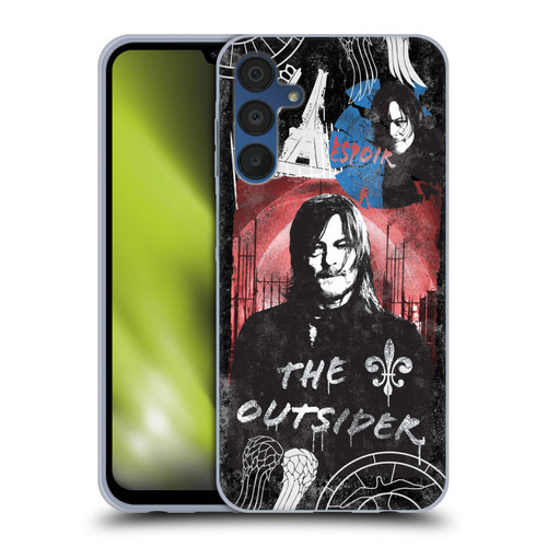 The Walking Dead: Daryl Dixon Graphics The Outsider Soft Gel Case for Samsung Galaxy A15