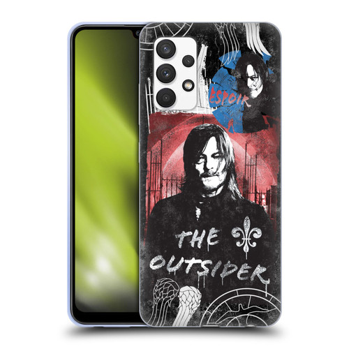 The Walking Dead: Daryl Dixon Graphics The Outsider Soft Gel Case for Samsung Galaxy A32 (2021)