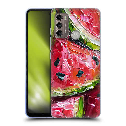 Haroulita Fruit Pattern Watermelon Soft Gel Case for Motorola Moto G60 / Moto G40 Fusion