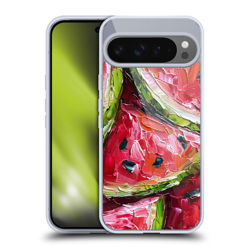 Haroulita Fruit Pattern Watermelon Soft Gel Case for Google Pixel 9 Pro XL
