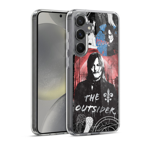 The Walking Dead: Daryl Dixon Graphics The Outsider Soft Gel Case for Samsung Galaxy S24 5G & MagSafe