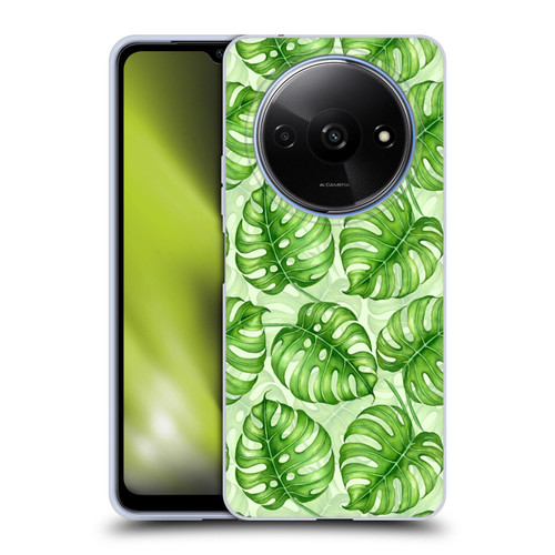 Katerina Kirilova Fruits & Foliage Patterns Monstera Soft Gel Case for Xiaomi Redmi A3