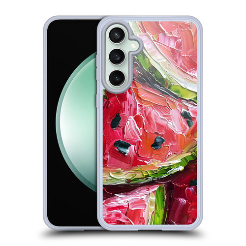 Haroulita Fruit Pattern Watermelon Soft Gel Case for Samsung Galaxy S23 FE 5G