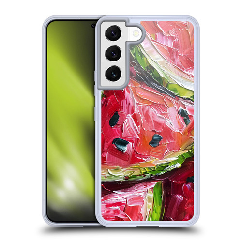 Haroulita Fruit Pattern Watermelon Soft Gel Case for Samsung Galaxy S22 5G