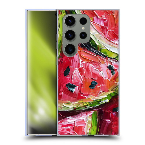 Haroulita Fruit Pattern Watermelon Soft Gel Case for Samsung Galaxy S24 Ultra 5G