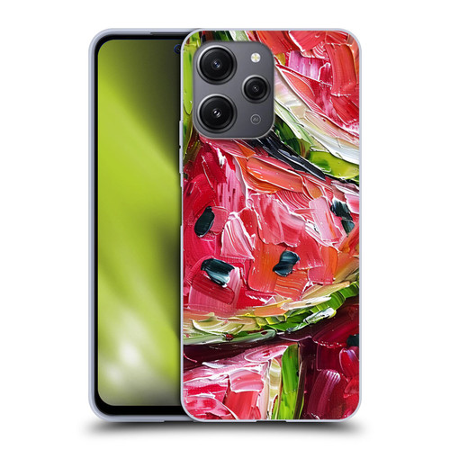 Haroulita Fruit Pattern Watermelon Soft Gel Case for Xiaomi Redmi 12
