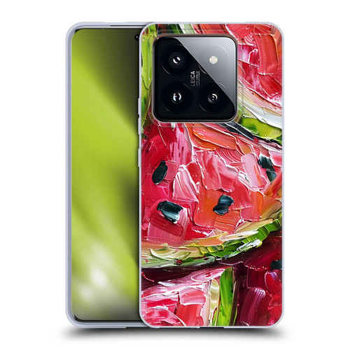 Haroulita Fruit Pattern Watermelon Soft Gel Case for Xiaomi 14 Pro