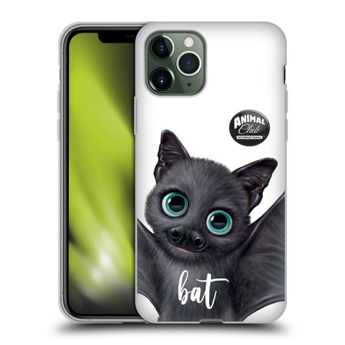 Animal Club International Faces Bat Soft Gel Case for Apple iPhone 11 Pro & MagSafe