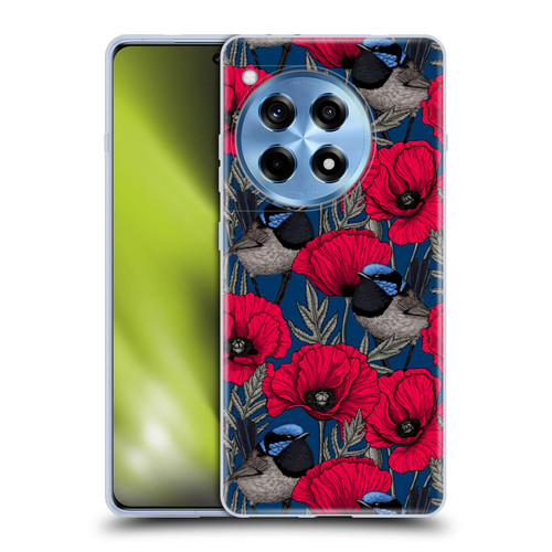 Katerina Kirilova Floral Patterns Fairy Wrens & Poppies Soft Gel Case for OPPO OnePlus Ace 3 5G