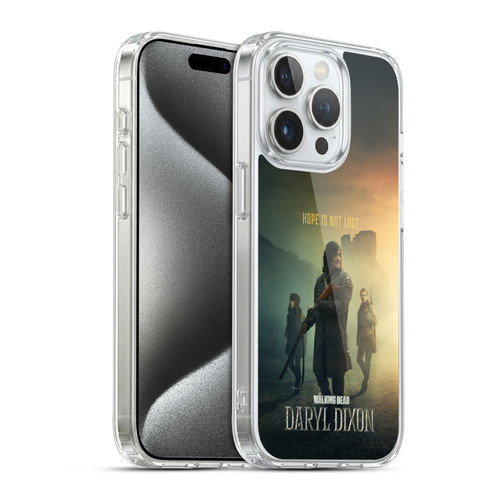 The Walking Dead: Daryl Dixon Key Art Group Soft Gel Case for Apple iPhone 15 Pro & MagSafe