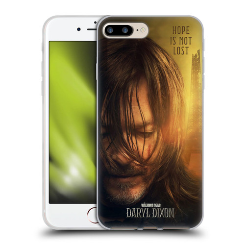 The Walking Dead: Daryl Dixon Key Art Full Face Soft Gel Case for Apple iPhone 7 Plus / iPhone 8 Plus