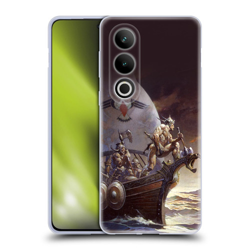 Frank Frazetta Medieval Fantasy Kane on Golden Sea Soft Gel Case for OPPO OnePlus Ace 3V 5G
