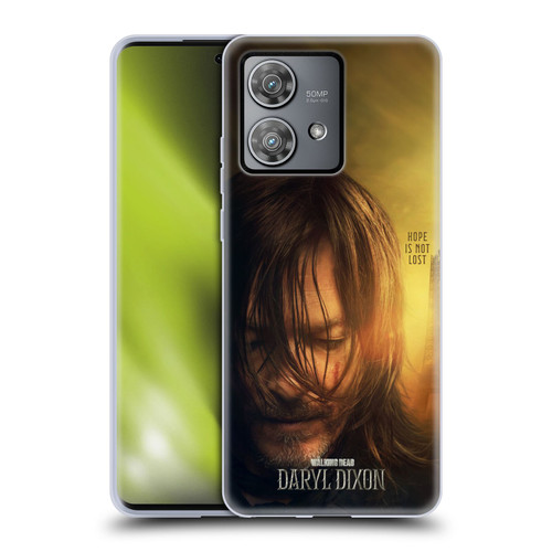The Walking Dead: Daryl Dixon Key Art Full Face Soft Gel Case for Motorola Edge 40 Neo 5G