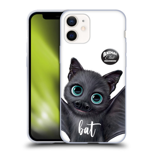 Animal Club International Faces Bat Soft Gel Case for Apple iPhone 12 Mini & MagSafe