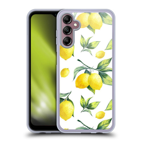 Haroulita Fruits White Lemons Soft Gel Case for Samsung Galaxy A14 5G