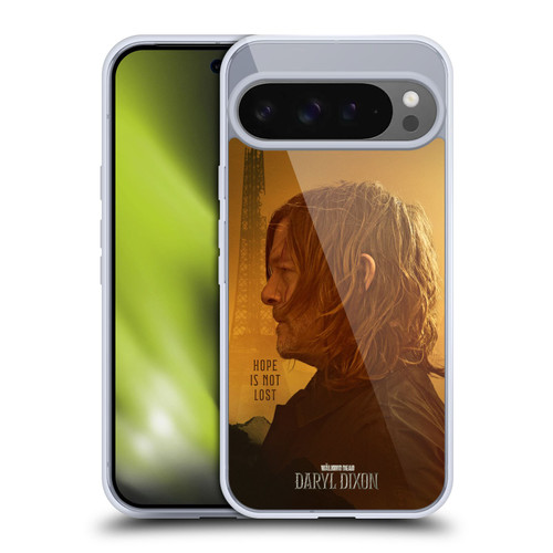The Walking Dead: Daryl Dixon Key Art Hope Is Not Lost Soft Gel Case for Google Pixel 9 Pro XL