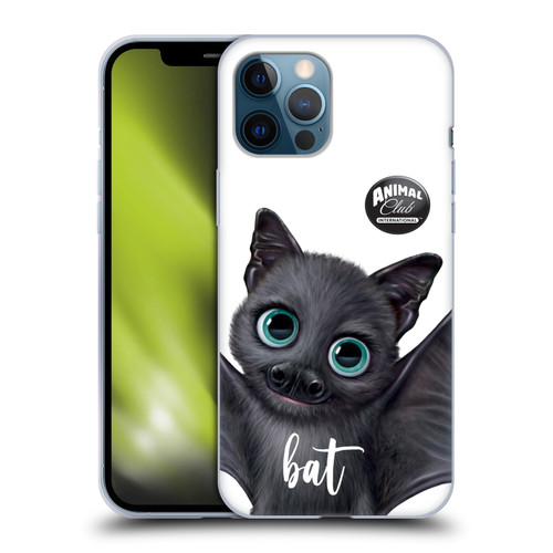 Animal Club International Faces Bat Soft Gel Case for Apple iPhone 12 Pro Max & MagSafe