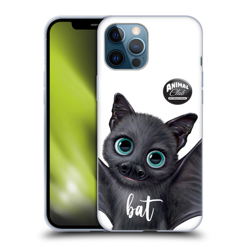 Animal Club International Faces Bat Soft Gel Case for Apple iPhone 12 Pro Max