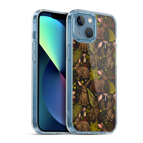 Katerina Kirilova Graphics Rabbits Soft Gel Case for Apple iPhone 13 Mini & MagSafe