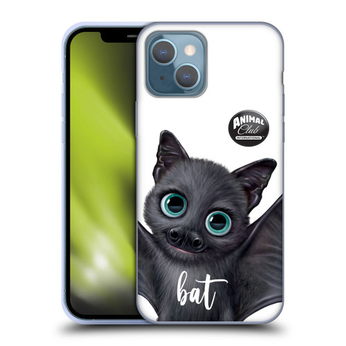 Animal Club International Faces Bat Soft Gel Case for Apple iPhone 13