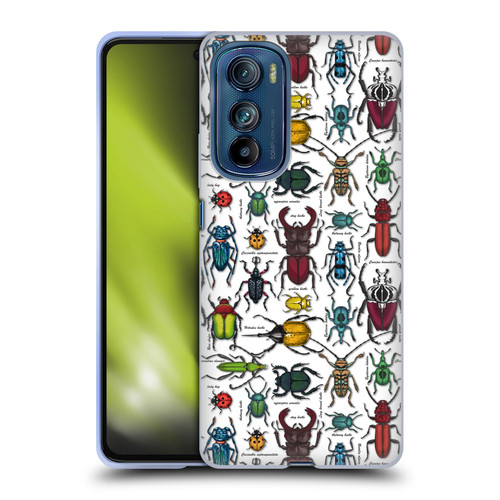 Katerina Kirilova Graphics Beetles Soft Gel Case for Motorola Edge 30