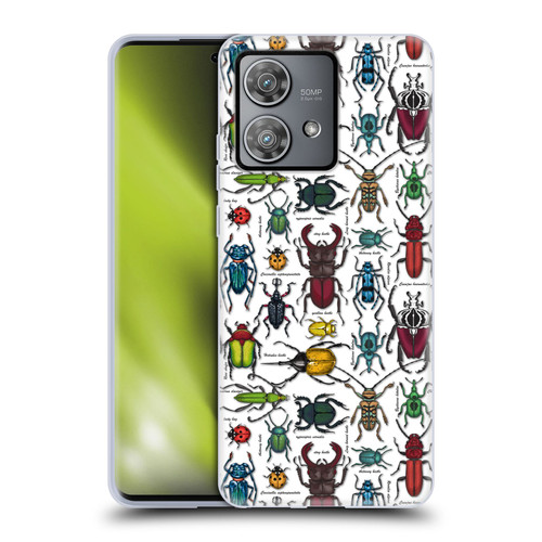 Katerina Kirilova Graphics Beetles Soft Gel Case for Motorola Edge 40 Neo 5G