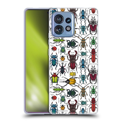 Katerina Kirilova Graphics Beetles Soft Gel Case for Motorola Moto Edge 40 Pro