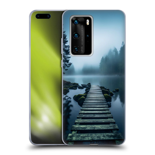 Haroulita Sceneries Dreaming Lake Pathway Soft Gel Case for Huawei P40 Pro / P40 Pro Plus 5G
